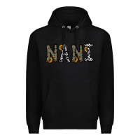 Black blessed to be called nanı Premium Hoodie - CowhideDigitalArt