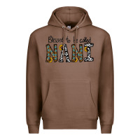 Chestnut blessed to be called nanı Premium Hoodie - CowhideDigitalArt