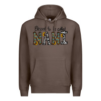 Coffee blessed to be called nanı Premium Hoodie - CowhideDigitalArt