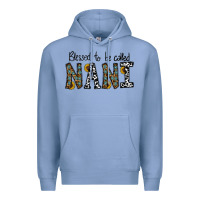 Colony Blue blessed to be called nanı Premium Hoodie - CowhideDigitalArt