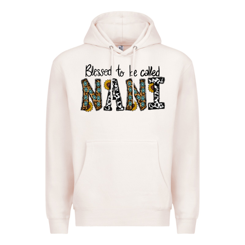 Blessed To Be Called Nanı Premium Hoodie by CowhideDigitalArt | Teevron