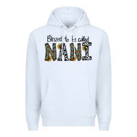 White blessed to be called nanı Premium Hoodie - CowhideDigitalArt