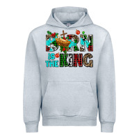 Heather Grey born is the king Urban Hoodie - AdoDesignShop