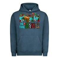 Pigment Midnight Navy born is the king Urban Hoodie - AdoDesignShop