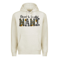 Oatmeal Heather blessed to be called nanı Premium Hoodie - CowhideDigitalArt