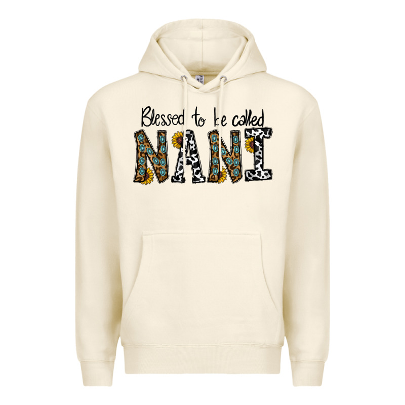 Blessed To Be Called Nanı Premium Hoodie by CowhideDigitalArt | Teevron