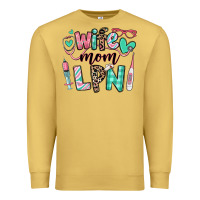 Antique Gold wife mom lpn licensed practical nurse Premium Sweatshirt - RanaPortraitStore