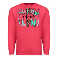 Cardinal wife mom lpn licensed practical nurse Premium Sweatshirt - RanaPortraitStore