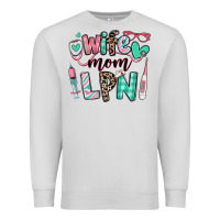 Dove Grey wife mom lpn licensed practical nurse Premium Sweatshirt - RanaPortraitStore