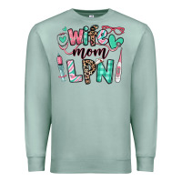 Seafoam wife mom lpn licensed practical nurse Premium Sweatshirt - RanaPortraitStore