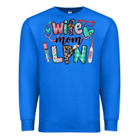 True Royal wife mom lpn licensed practical nurse Premium Sweatshirt - RanaPortraitStore