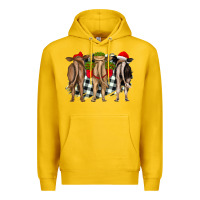Lemon christmas heifers back view Premium Hoodie - RanaPortraitStore