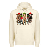 Sandshell christmas heifers back view Premium Hoodie - RanaPortraitStore