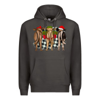 Smoke christmas heifers back view Premium Hoodie - RanaPortraitStore