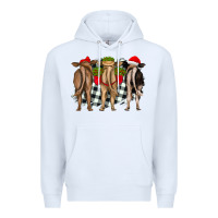 White christmas heifers back view Premium Hoodie - RanaPortraitStore