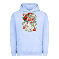 Pigment Grape Ice santa with little christmas Urban Hoodie - AdoDesignShop