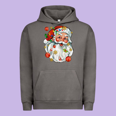 Santa With Little Christmas Urban Hoodie Designed By Adodesignshop