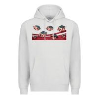 Dove Grey american flag lips 16oz libbey cup Premium Hoodie - HRA Design Shop