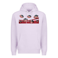 Lilac american flag lips 16oz libbey cup Premium Hoodie - HRA Design Shop