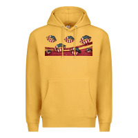 Mustard american flag lips 16oz libbey cup Premium Hoodie - HRA Design Shop