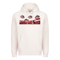 Pale Pink american flag lips 16oz libbey cup Premium Hoodie - HRA Design Shop
