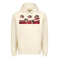 Sandshell american flag lips 16oz libbey cup Premium Hoodie - HRA Design Shop