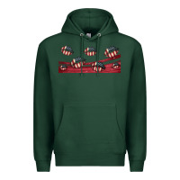 Sports Green american flag lips 16oz libbey cup Premium Hoodie - HRA Design Shop