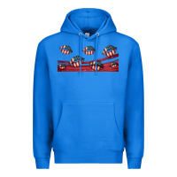 True Royal american flag lips 16oz libbey cup Premium Hoodie - HRA Design Shop