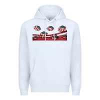 White american flag lips 16oz libbey cup Premium Hoodie - HRA Design Shop