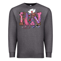 Charcoal Heather valentines day rn registered nurse Premium Sweatshirt - RanaPortraitStore