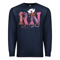 Navy valentines day rn registered nurse Premium Sweatshirt - RanaPortraitStore