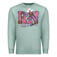 Seafoam valentines day rn registered nurse Premium Sweatshirt - RanaPortraitStore