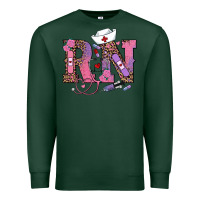 Sports Green valentines day rn registered nurse Premium Sweatshirt - RanaPortraitStore