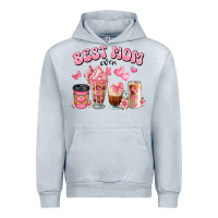 Heather Grey best mom ever floral coffee cups Urban Hoodie - JahusDesignShop