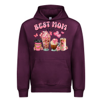 Mauve Wine best mom ever floral coffee cups Urban Hoodie - JahusDesignShop