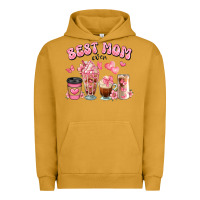 Pigment Peanut Butter best mom ever floral coffee cups Urban Hoodie - JahusDesignShop