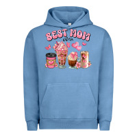 Pigment Pebble Blue best mom ever floral coffee cups Urban Hoodie - JahusDesignShop