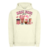 Pigment Pistachio best mom ever floral coffee cups Urban Hoodie - JahusDesignShop