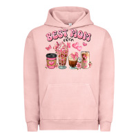 Pigment Salmon best mom ever floral coffee cups Urban Hoodie - JahusDesignShop