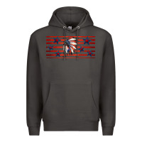Smoke patriotic native american headdress 16oz libbey cup Premium Hoodie - HRA Design Shop