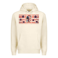 Tofu patriotic native american headdress 16oz libbey cup Premium Hoodie - HRA Design Shop