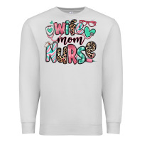 Dove Grey wife mom nurse Premium Sweatshirt - RanaPortraitStore
