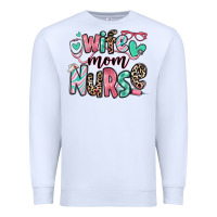 White wife mom nurse Premium Sweatshirt - RanaPortraitStore