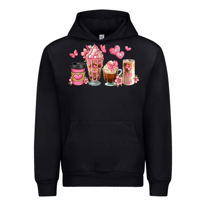 Floral Coffee Cups Urban Hoodie by JahusDesignShop | Teevron
