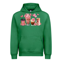 Emerald floral coffee cups Urban Hoodie - JahusDesignShop