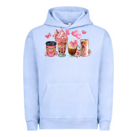 Pigment Grape Ice floral coffee cups Urban Hoodie - JahusDesignShop