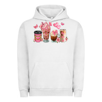 Pigment Lunar Rock floral coffee cups Urban Hoodie - JahusDesignShop