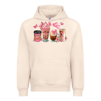 Sandshell floral coffee cups Urban Hoodie - JahusDesignShop