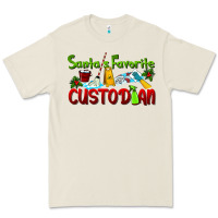 Bone Santa's Favorite Custodian Premium Tee - LillyAllenDesigns