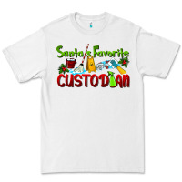 White Santa's Favorite Custodian Premium Tee - LillyAllenDesigns